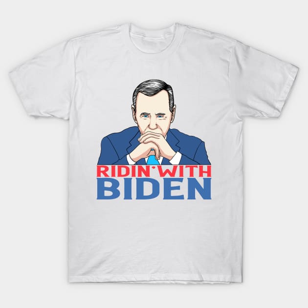 Ridin' With Biden T-Shirt by alexkosterocke